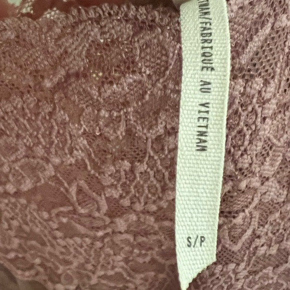 Intimately Free People Romantic Lace Maxi Dress, Dusky Rose color, size S, NWOT - Picture 12 of 13